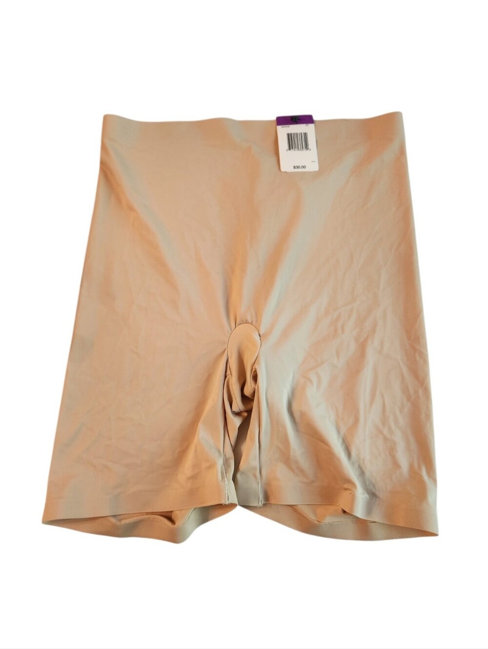NEW Maidenform Cover Your Bases Smoothing Shorts Beige Size 2XL